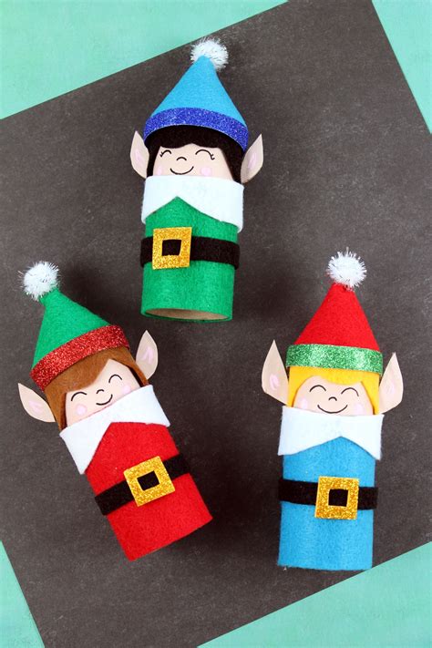 Christmas Toilet Paper Roll Crafts Templates