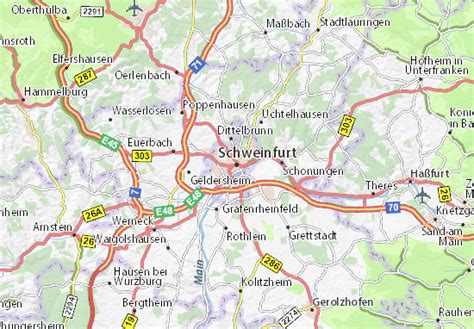 MICHELIN Schweinfurt map - ViaMichelin