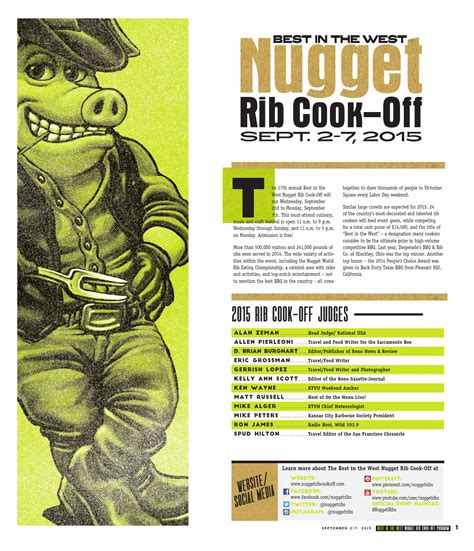 Best in the West Nugget Rib Cook-Off by News & Review - Issuu