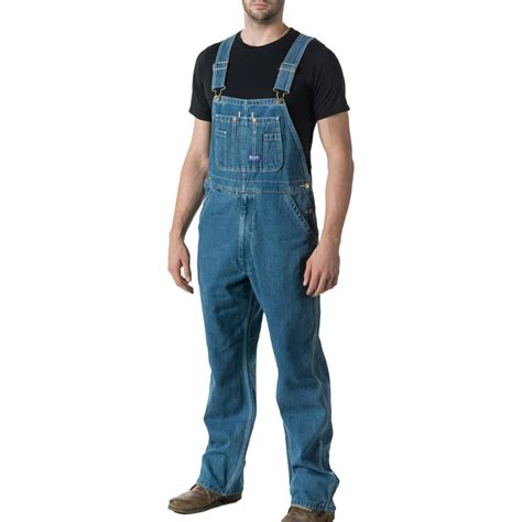 Big Smith - Men's Stonewashed Denim Bib Overall - Walmart.com - Walmart.com