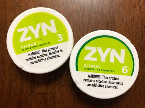 Zyn Nicotine Pouches: Citrus (3mg & 6mg) - Reviews. 28 October 2019.