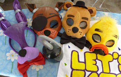 Five Nights at Freddy's Masks by brackenhawk on DeviantArt