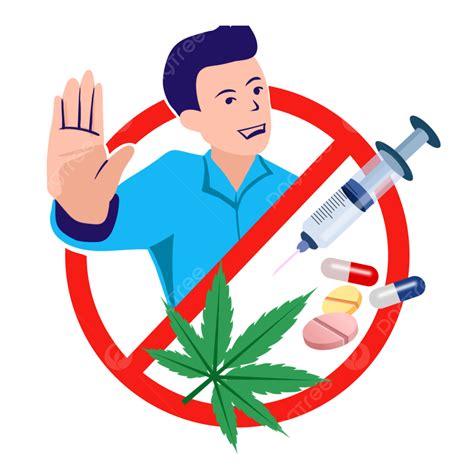 Illustration Of Anti Drug Day, Anti Drug Day, Stop Drugs, Anti Drug ...