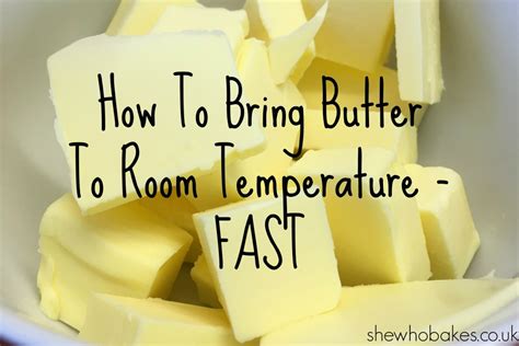 How To Bring Butter To Room Temperature - FAST - She Who Bakes