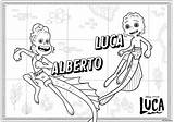 Free Luca Coloring Pages Printable sketch template