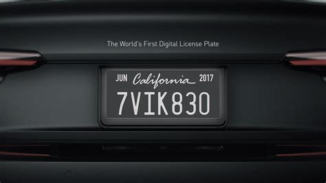 Cars In The US Are Now Getting Digital License Plates And Th