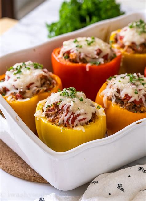 Easy Stuffed Peppers Recipe - Relish