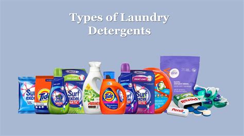 Types of Laundry Detergents - top10gears.com