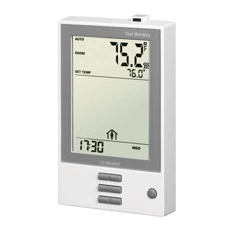 ThermoSoft 7 Day Intuitive Programmable Thermostat with Floor Sensor for 120 or 240-Volt Floor ...