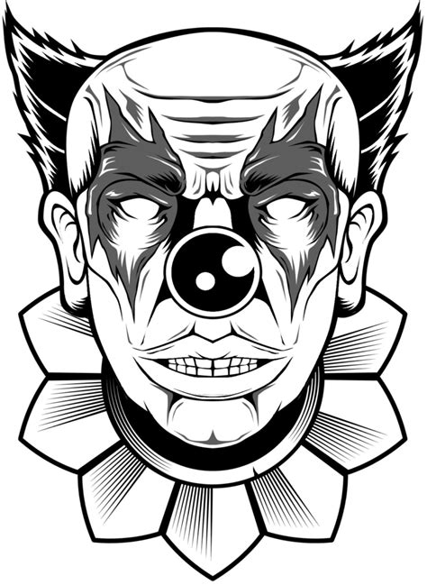 killer clowns coloring book | Clown images, Evil clowns, Jason drawing