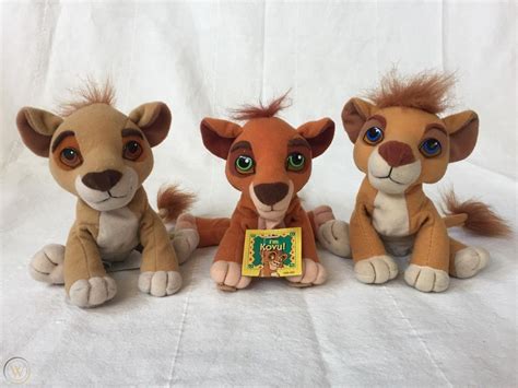 Disney Lion King 2 beanie Plush KOVU NUKA VITANI Simba's Pride Mattel Outlanders | #1939055555