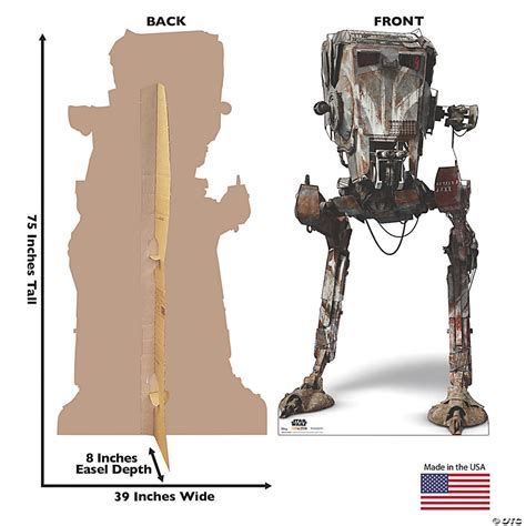 Star Wars™ The Mandalorian™ AT-ST Raider Life-Size Cardboard Stand-Up ...