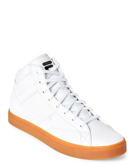 Lyst - Fila White Varallo High Top Sneakers in White for Men