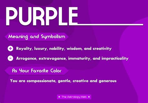 color purple meaning - Google Search | Purple color meaning, Color meanings, Purple meaning