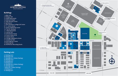 Map and Directions - North Central University