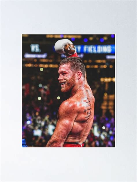 "Canelo Alvarez" Poster for Sale by Huningjulianti | Redbubble