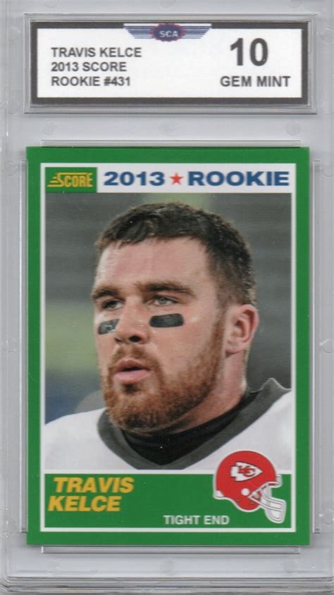 TRAVIS KELCE 2013 SCORE Rookie Card Kansas City Chiefs hot - Etsy