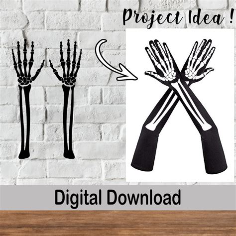 Skeleton Hands Svg Skeleton Arms Svg Digital Download - Etsy