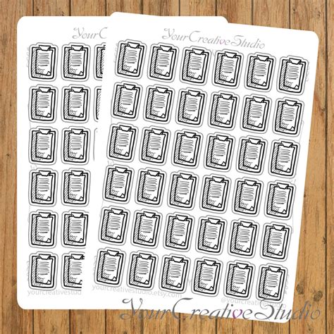 Transparent clear matte note Stickers – YourCreativeStudio