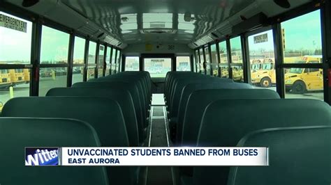 East Aurora Schools end transportation for unvaccinated students