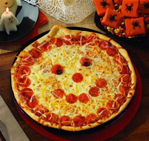 Pumpkin Shaped Pizza