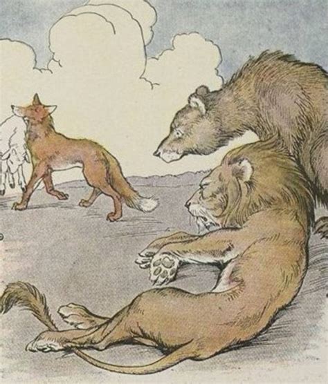 Aesop's Fables - The Lion, The Bear And The Fox