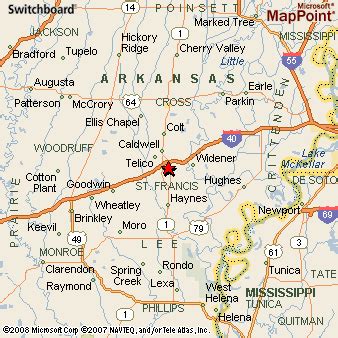 Forrest City, Arkansas Area Map & More