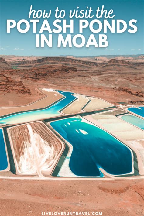 How to See the Moab Potash Ponds: The Blue Pools in Moab - Live Love ...