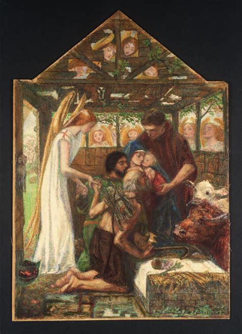 Dante Gabriel Rossetti, The Adoration, 1858–64. Dante Gabriel Rossetti ...