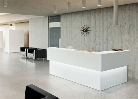 Forty5 Corner Reception Desk | Spaceist | Modern reception desk design ...