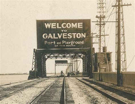 #TBT - Welcome to Galveston, Port and Playground of the South! Galveston Port, Galveston Island ...