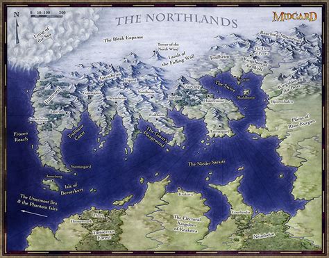 The Northlands of Midgard - Fantastic Maps