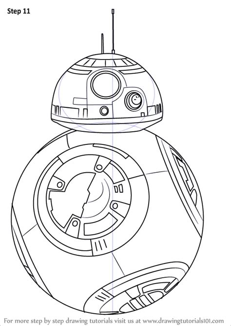 How to Draw BB-8 from Star Wars (Star Wars) Step by Step | DrawingTutorials101.com