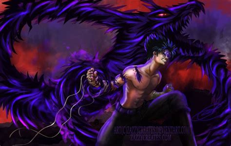 z hiei_and_the_dragon_of_the_darkness_flame__by_zazzycreate | Yuyu ...