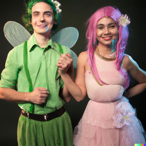 DALL·E 2 | Cosmo and Wanda if they were real fairies, realistic, studio ...