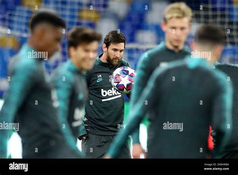 Lionel Messi of Barcelona during the Fc Barcelona training session at ...