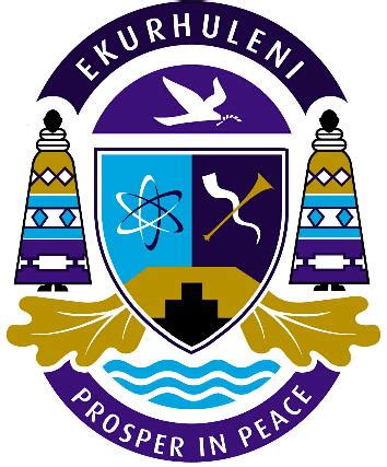 Ekurhuleni - Arms (crest) of Ekurhuleni - Wapen van Ekurhuleni