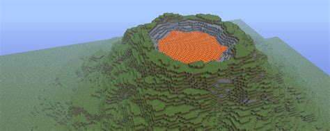 Massive volcano Minecraft Project