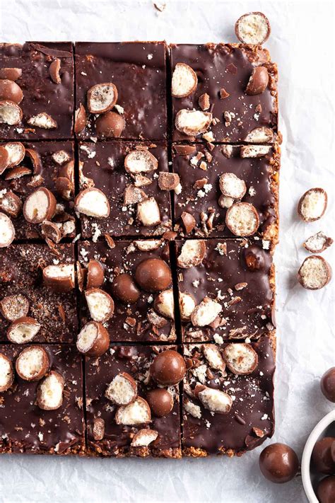 No Bake Malteser Tray bake (Malteser Slice) - Mrs Jones's Kitchen