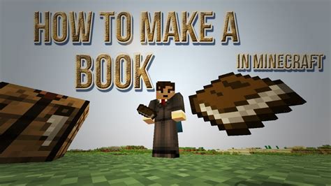 How To Make a Book In Minecraft [Sugar Cane, Paper, Leather & Crafting Recipe] - YouTube