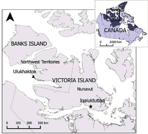 Victoria Island Canada Map