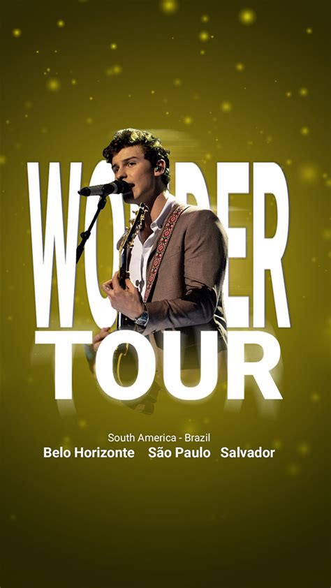 Shawn Mendes - Wonder Tour on Behance