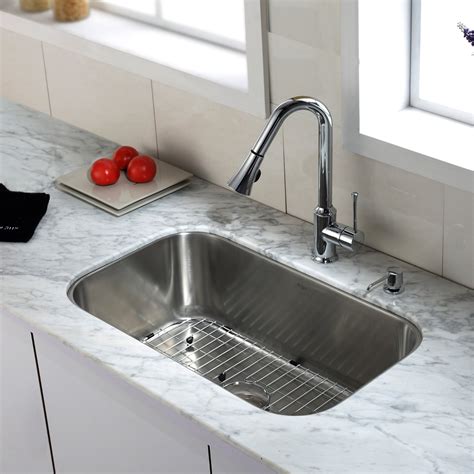 Undermount Kitchen Sink And Faucet Combo