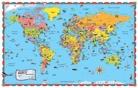 Rand McNally Illustrated World Map [With Paperback Book] by Rand McNally and Company http://www ...