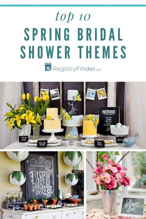 Top 10 Spring Bridal Shower Themes | Host a Wedding Shower