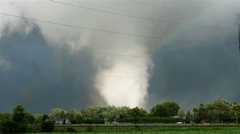 Rare tornado filmed outside Chicago | CNN