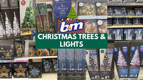 B&M CHRISTMAS TREES & LIGHT DECORS WITH PRICE NOV 2022 | B&M HAUL | TRAVELANDSHOP WITH ME - YouTube