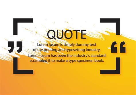 Modern Quotes Communication Template with Orange Brush Design 1040664 Vector Art at Vecteezy