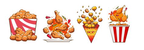 Fried Chicken Logo Vector Art, Icons, and Graphics for Free Download