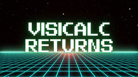 VisiCalc, the Revolutionary Spreadsheet Software from 1979, Returns!